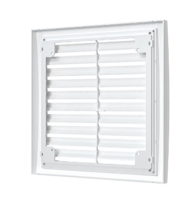 Решетка накладная ERA 3535РР 350х350 мм разъемная белая