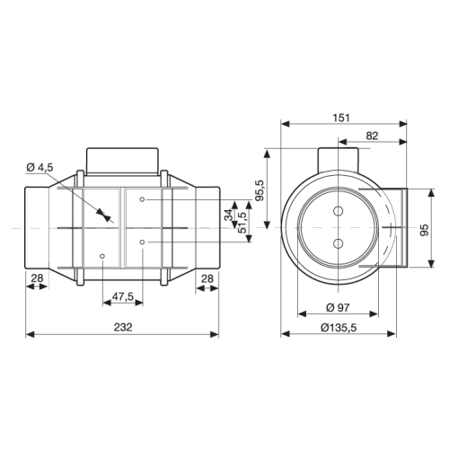 Вентилятор Soler Palau TD-160/100 NT Silent