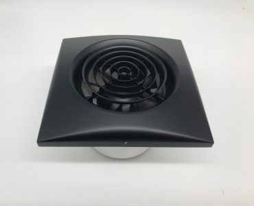 Вентилятор накладной Soler & Palau Silent 200 CRZ Black Matte (таймер)